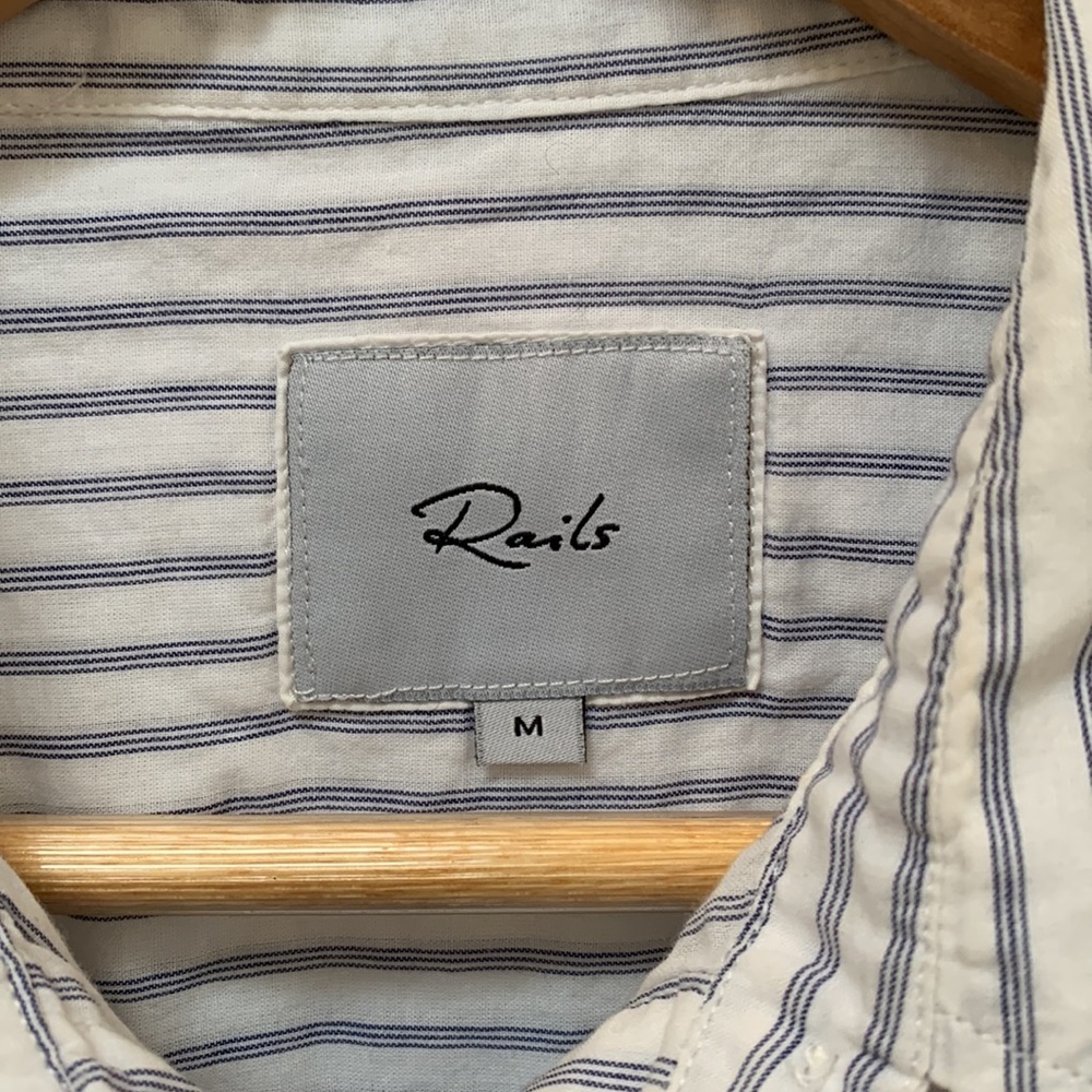 Rails Button Down Blouse With Embroidery - image 3